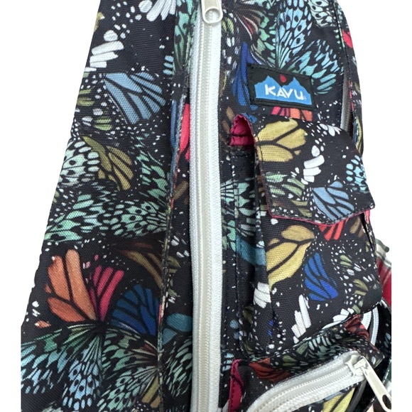 Polyester butterfly rope bag -well used - Picture 7 of 9